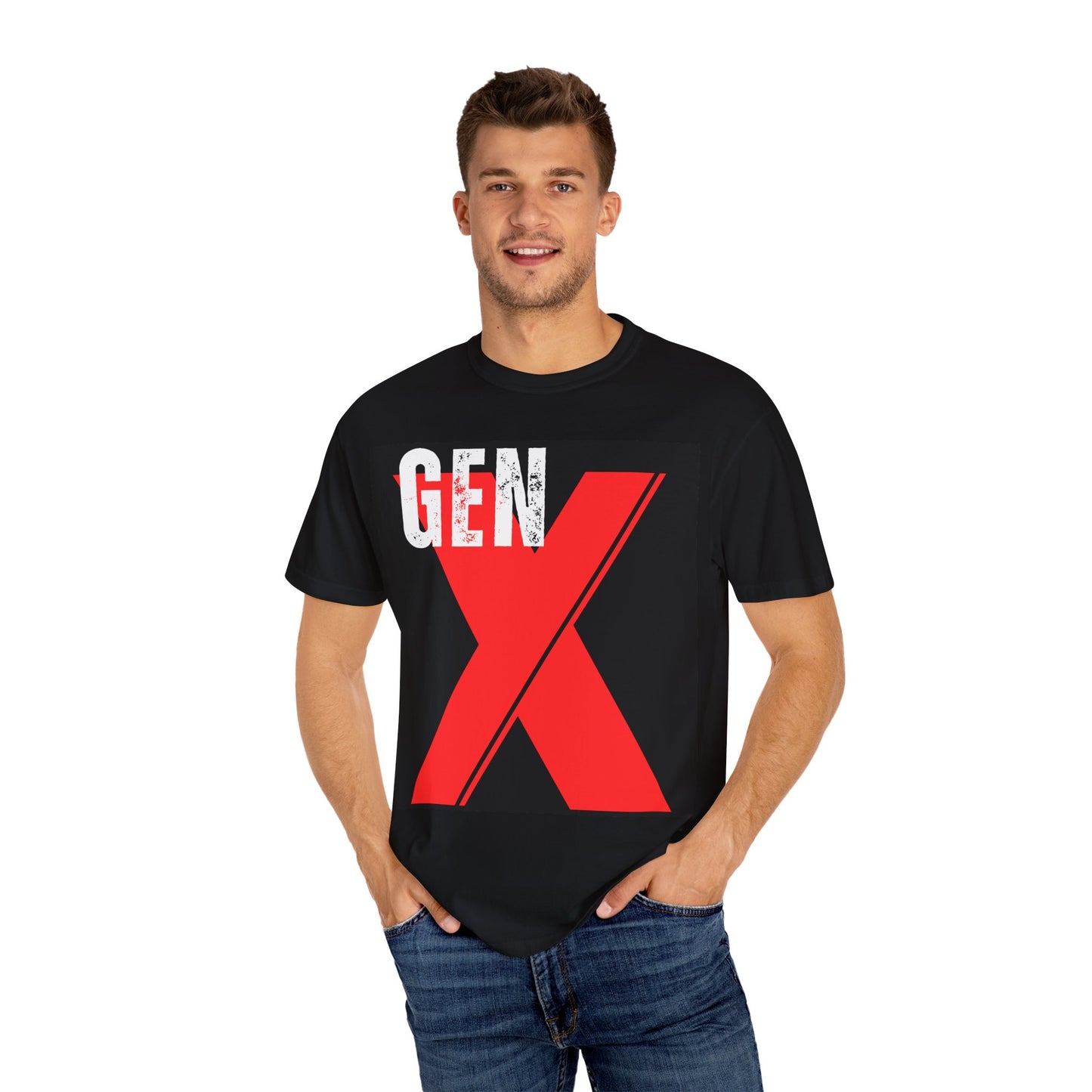 Gen X Unisex T-shirt - Question Everything Vintage Style Nostalgic Tee | Throwback Gift For Gen Xers