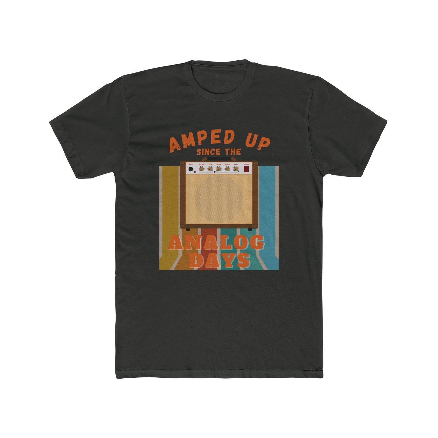 Vintage Retro Graphic Tee - Amped Up Since the Analog Days | Nostalgic Music Lover Shirt Gift