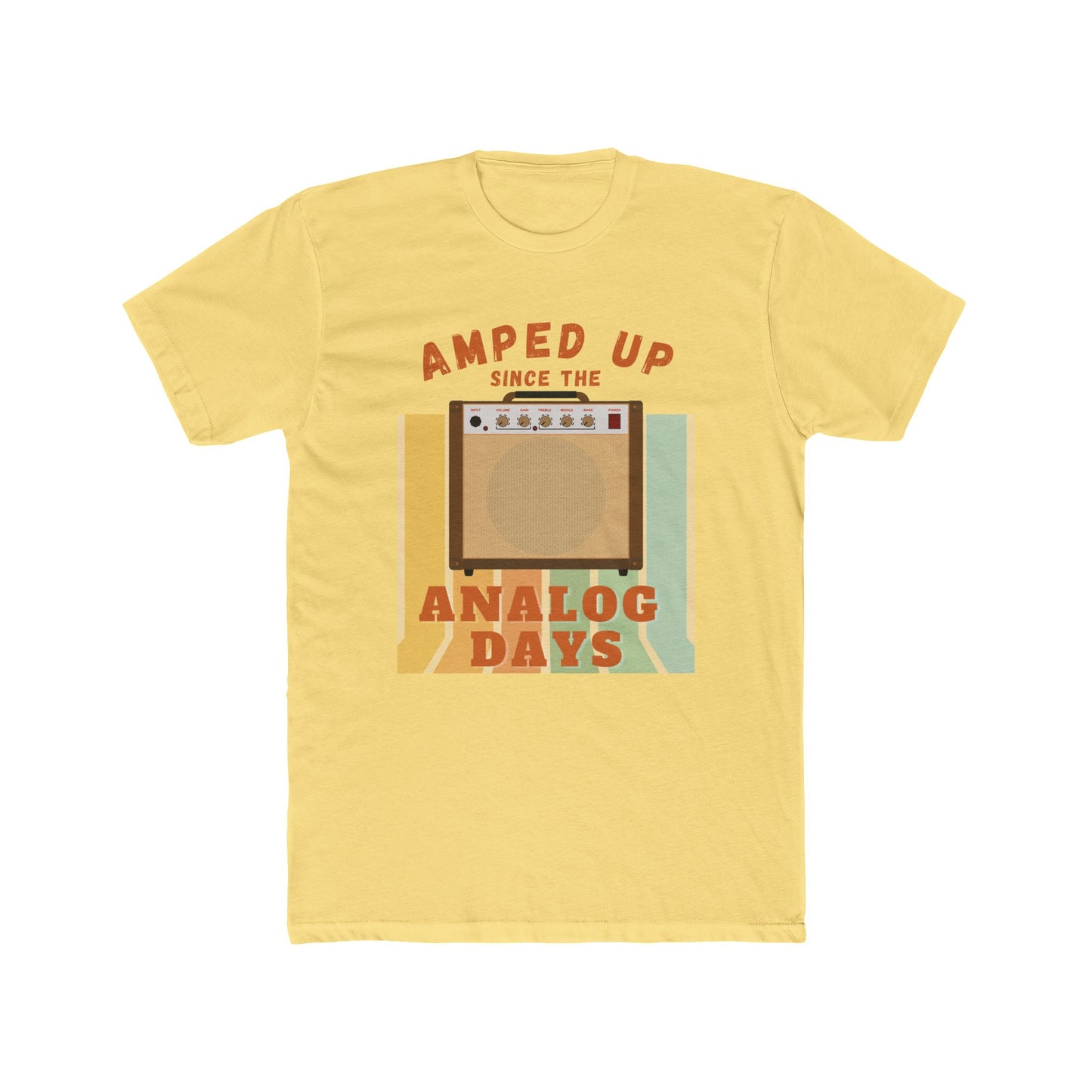 Vintage Retro Graphic Tee - Amped Up Since the Analog Days | Nostalgic Music Lover Shirt Gift