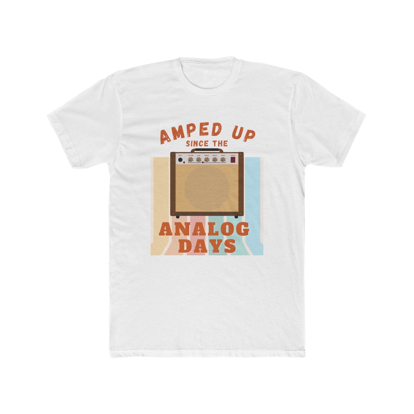 Vintage Retro Graphic Tee - Amped Up Since the Analog Days | Nostalgic Music Lover Shirt Gift