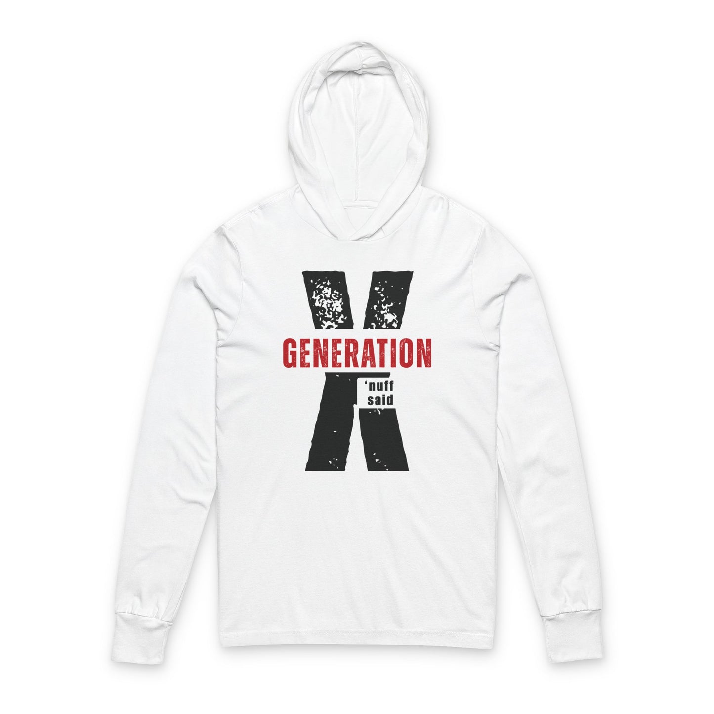 Generation X Unisex Hoodie - 90s Nostalgia Sweatshirt | Retro Throwback Gift for Gen Xers