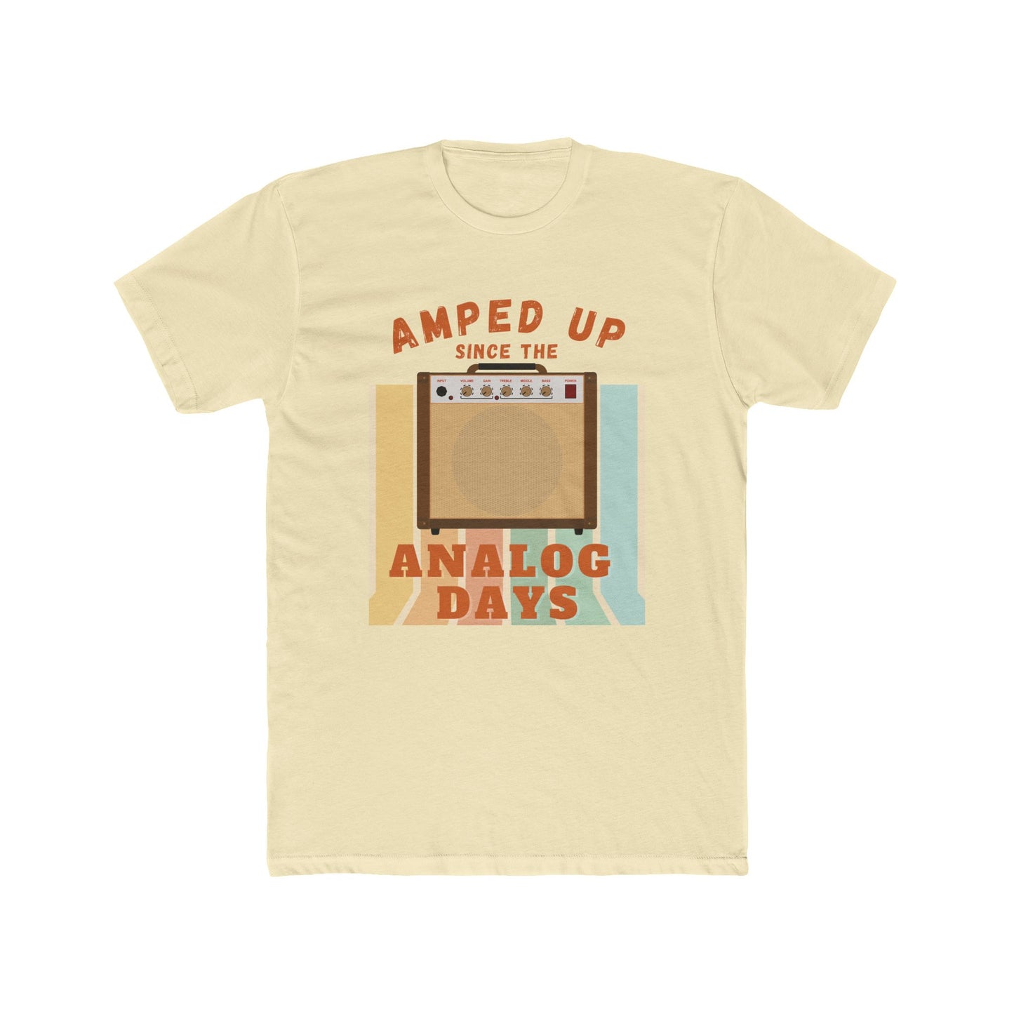 Vintage Retro Graphic Tee - Amped Up Since the Analog Days | Nostalgic Music Lover Shirt Gift