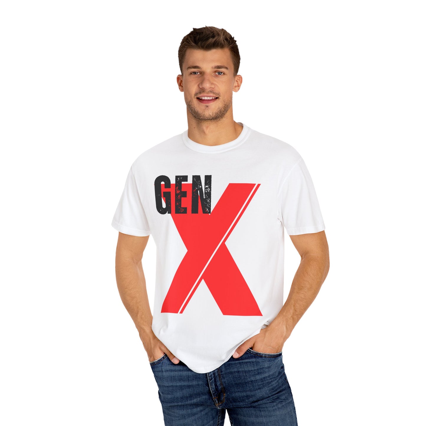 Gen X Unisex T-shirt - Question Everything Vintage Style Nostalgic Tee | Throwback Gift For Gen Xers