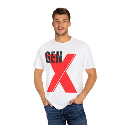Gen X Unisex T-shirt - Question Everything Vintage Style Nostalgic Tee | Throwback Gift For Gen Xers