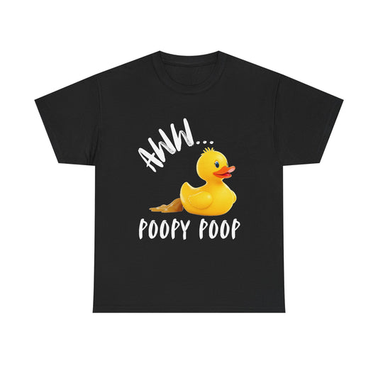 Funny Duck Humor Unisex Tee, Cute Gift for Kids, Funny T-Shirt, Novelty Cotton Top, Great for Birthdays