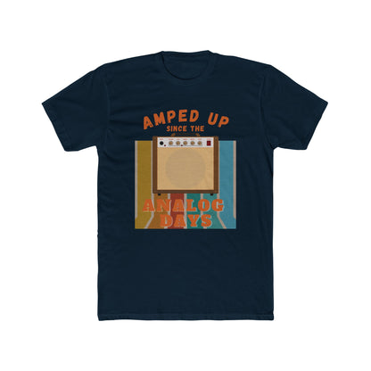 Vintage Retro Graphic Tee - Amped Up Since the Analog Days | Nostalgic Music Lover Shirt Gift