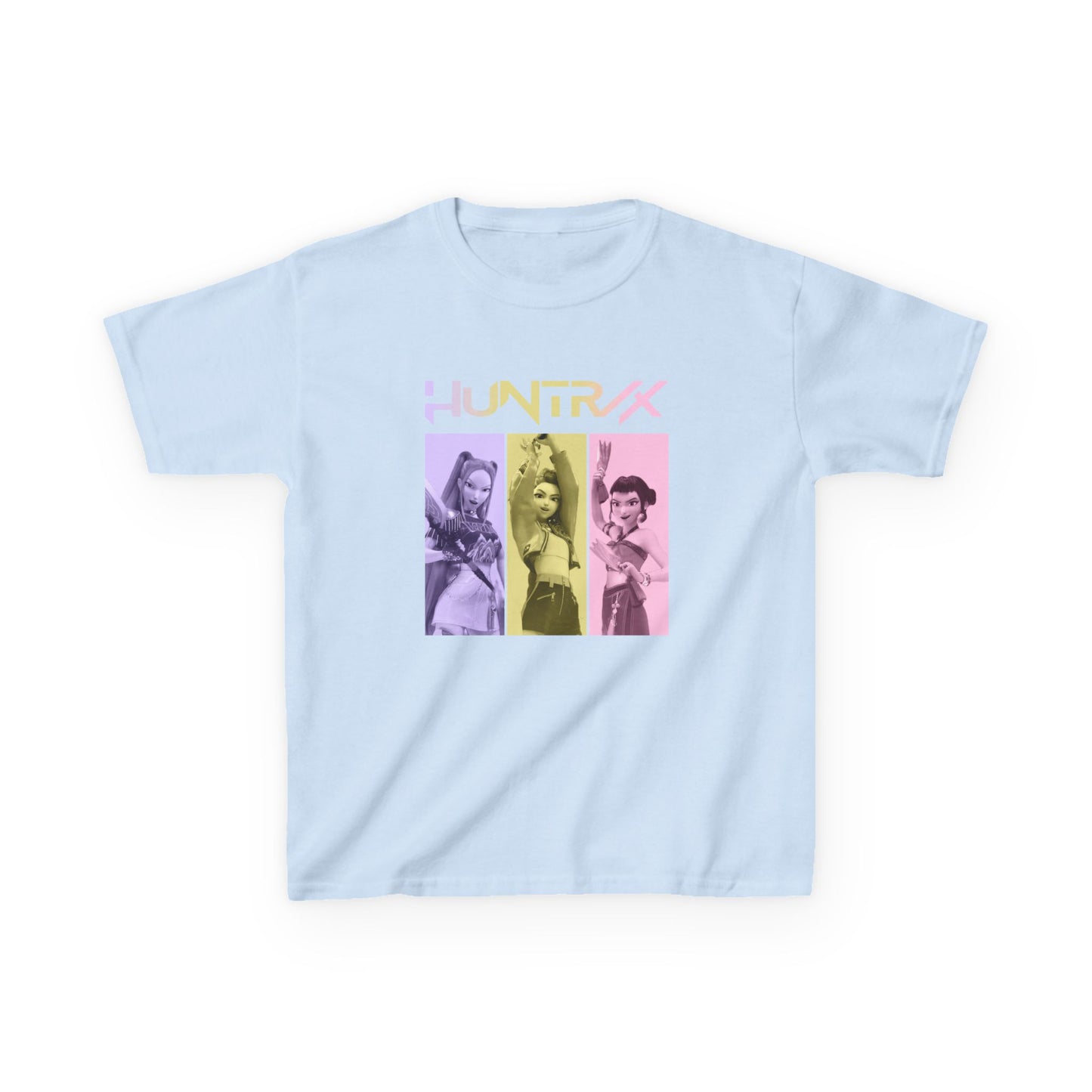 Huntrix Girls T-Shirt - Huntrix Demon Hunters Shirt, Mira Rumi Joey Demon Hunter Merch | Gift For Kpop Fan, Kpop Shirt