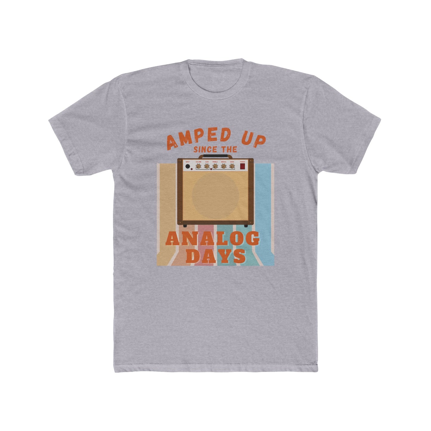 Vintage Retro Graphic Tee - Amped Up Since the Analog Days | Nostalgic Music Lover Shirt Gift