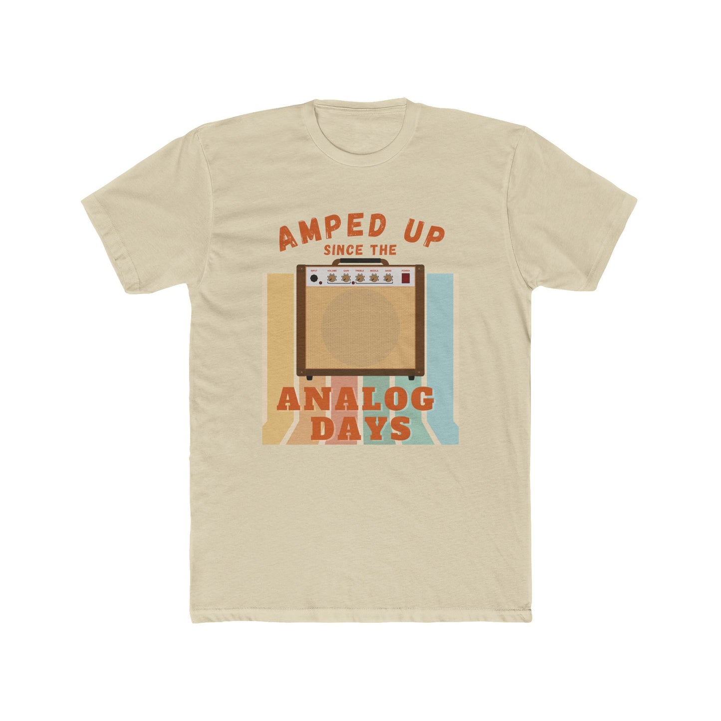 Vintage Retro Graphic Tee - Amped Up Since the Analog Days | Nostalgic Music Lover Shirt Gift