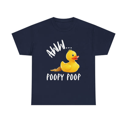 Funny Duck Humor Unisex Tee, Cute Gift for Kids, Funny T-Shirt, Novelty Cotton Top, Great for Birthdays