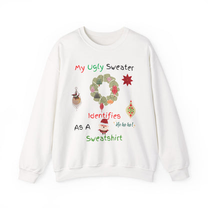 Ugly Christmas Sweatshirt - Funny Holiday Crewneck | Unisex Cozy Winter Shirt for Christmas Party and Gift