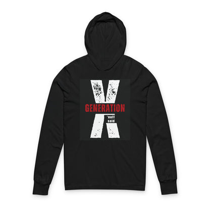 Generation X Unisex Hoodie - 90s Nostalgia Sweatshirt | Retro Throwback Gift for Gen Xers