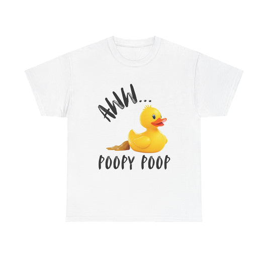 Funny Duck Humor Unisex Tee, Cute Gift for Kids, Funny T-Shirt, Novelty Cotton Top, Great for Birthdays