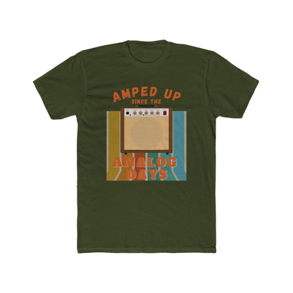 Vintage Retro Graphic Tee - Amped Up Since the Analog Days | Nostalgic Music Lover Shirt Gift