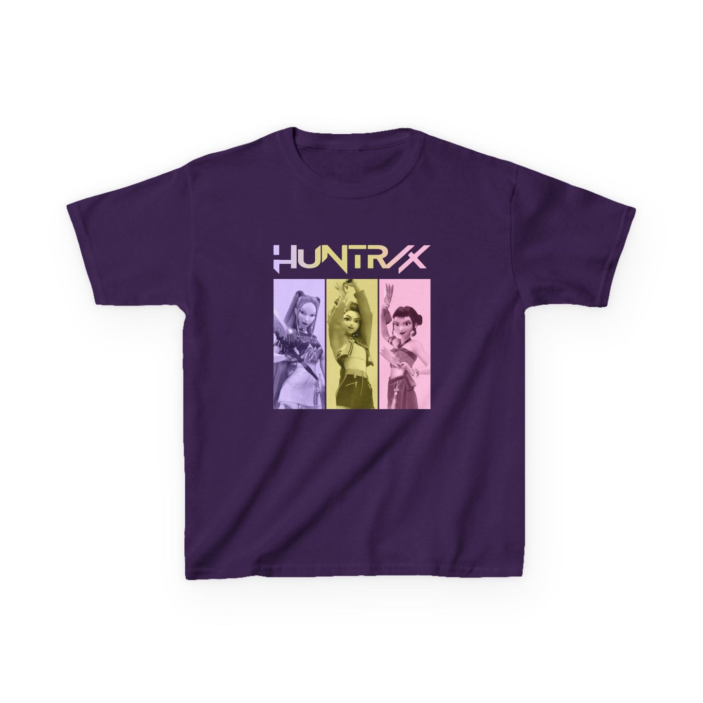 Huntrix Girls T-Shirt - Huntrix Demon Hunters Shirt, Mira Rumi Joey Demon Hunter Merch | Gift For Kpop Fan, Kpop Shirt
