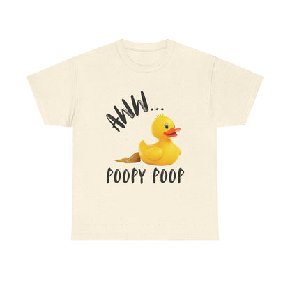 Funny Duck Humor Unisex Tee, Cute Gift for Kids, Funny T-Shirt, Novelty Cotton Top, Great for Birthdays