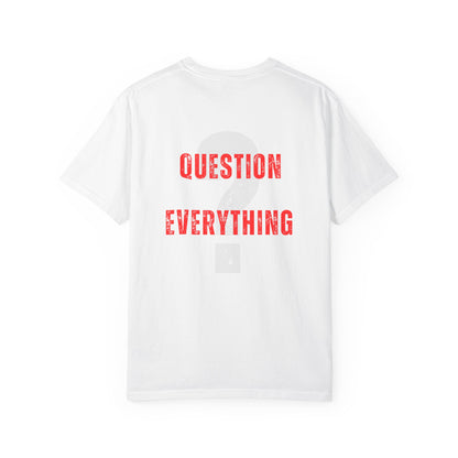Gen X Unisex T-shirt - Question Everything Vintage Style Nostalgic Tee | Throwback Gift For Gen Xers