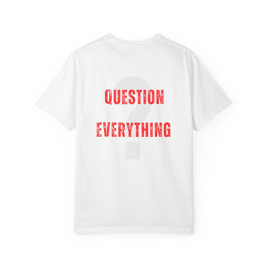 Gen X Unisex T-shirt - Question Everything Vintage Style Nostalgic Tee | Throwback Gift For Gen Xers