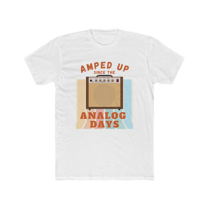 Vintage Retro Graphic Tee - Amped Up Since the Analog Days | Nostalgic Music Lover Shirt Gift