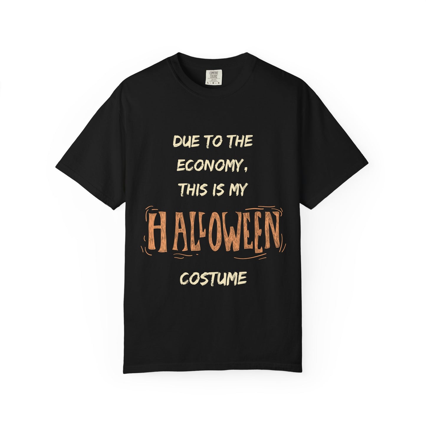 Halloween Costume T-Shirt - Casual Unisex Tee, Spooky Humor Shirt, Perfect for Halloween Parties, Fun Graphic Tee