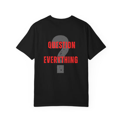 Gen X Unisex T-shirt - Question Everything Vintage Style Nostalgic Tee | Throwback Gift For Gen Xers