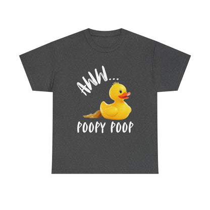 Funny Duck Humor Unisex Tee, Cute Gift for Kids, Funny T-Shirt, Novelty Cotton Top, Great for Birthdays